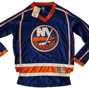 NHL New York Islanders Hockey Team Logo Long Sleeve Women’s Jersey -Size S/P NWT